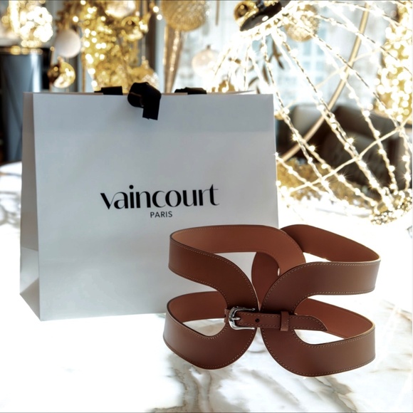 Vaincourt Paris La Délicieuse Leather Belt Waist 30\